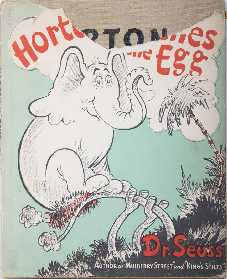 HORTON HATCHES THE EGG DR. SEUSS FIRST EDITION DJ (1 of 4)