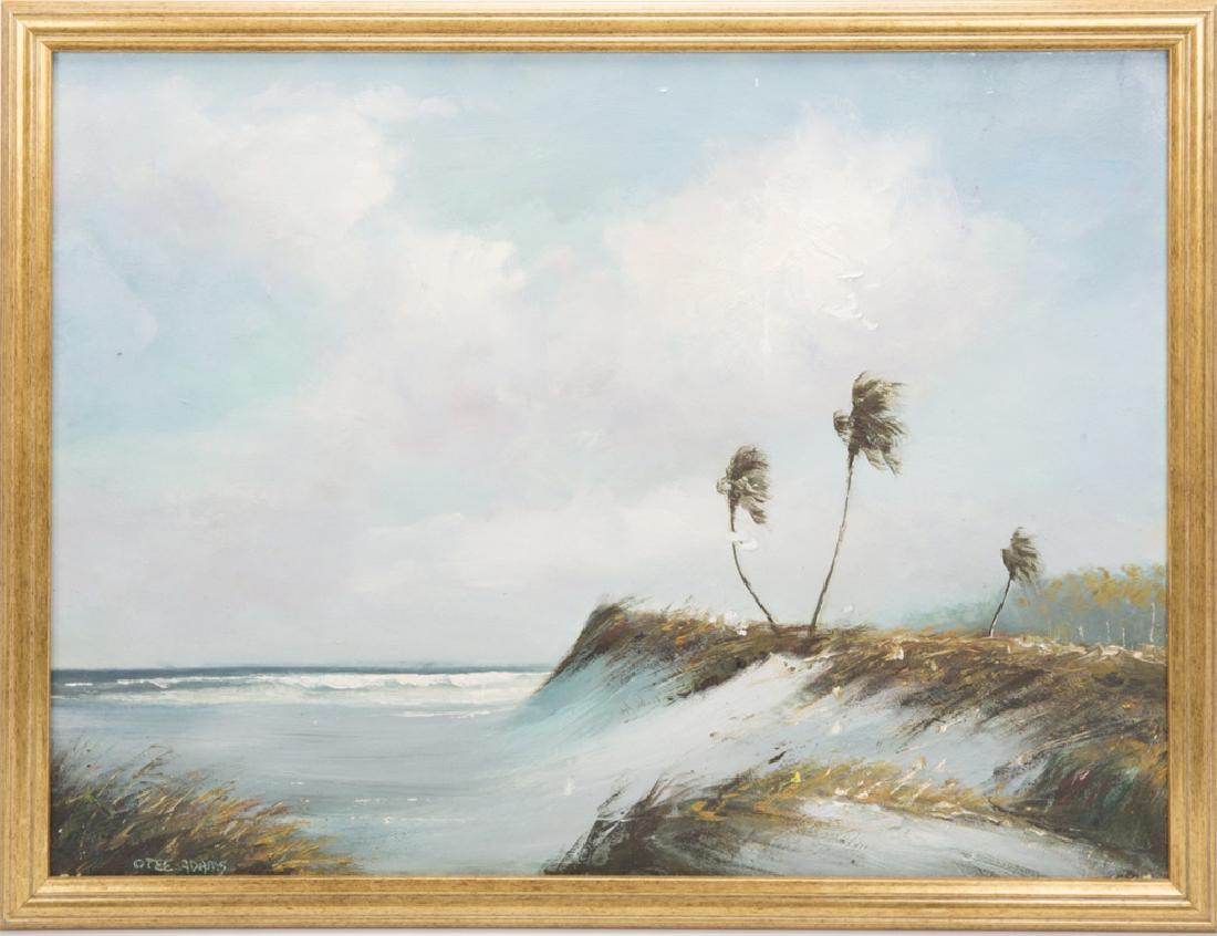 OTEE ADAMS FLORIDA RIO MAR BEACH OIL ON BOARD (1 of 4)
