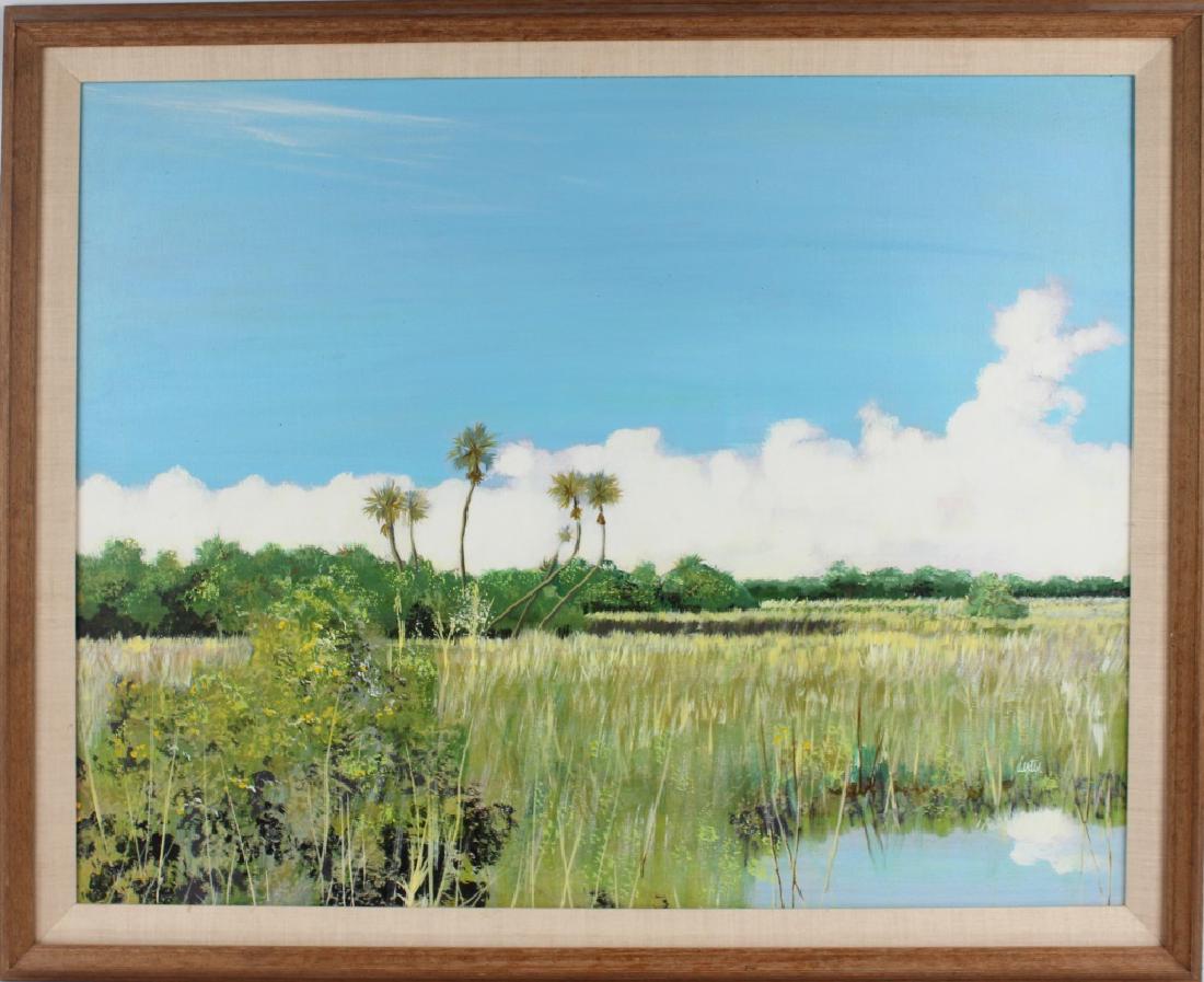 FLORIDA LANDSCAPE ACRYLIC PAINTING (1 of 4)
