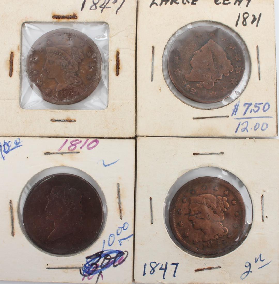 LARGE CENT COLLECTION LOT OF FOUR (1 of 2)