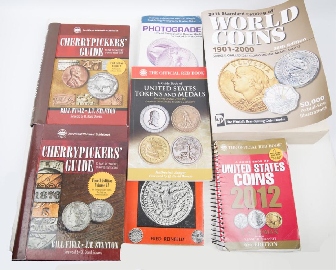 COIN COLLECTOR REFERENCE BOOKS -- LOT OF 7 (1 of 3)