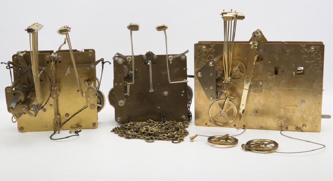 BRASS CLOCK MOVEMENTS -- LOT OF 3 (1 of 5)