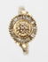 LADIES 10K YELLOW GOLD CHAMPAGNE DIAMOND RING - 2