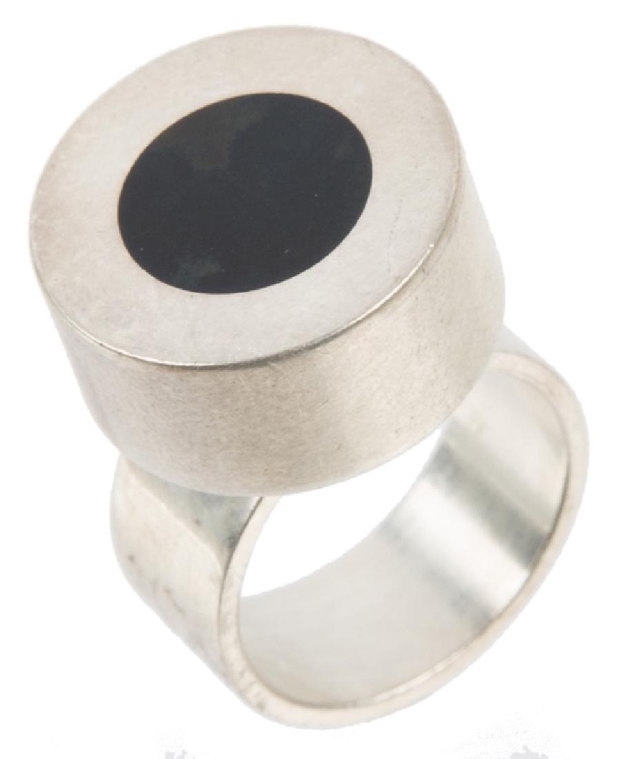 HANS HANSEN STERLING SILVER MODERNIST RING DENMARK (1 of 3)