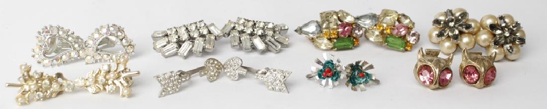 CLIP-ON EARRINGS LOT OF EIGHT (1 of 1)