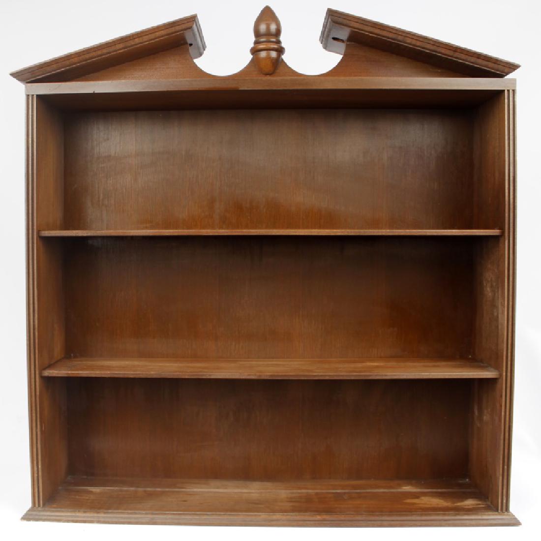 ANTIQUE WOODEN DISPLAY SHELF