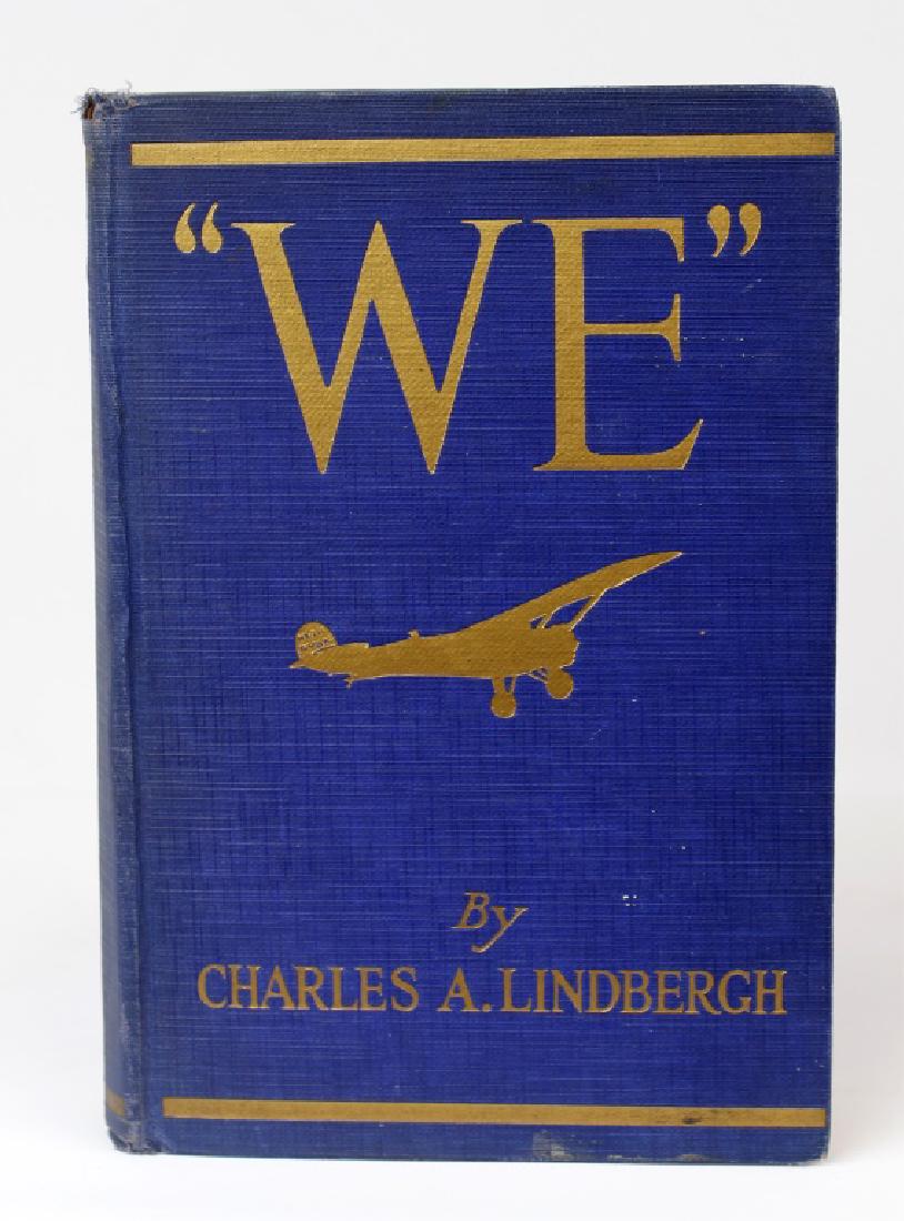 "WE" BY CHARLES  A. LINDBERGH FIRST EDITION 1927 (1 of 2)