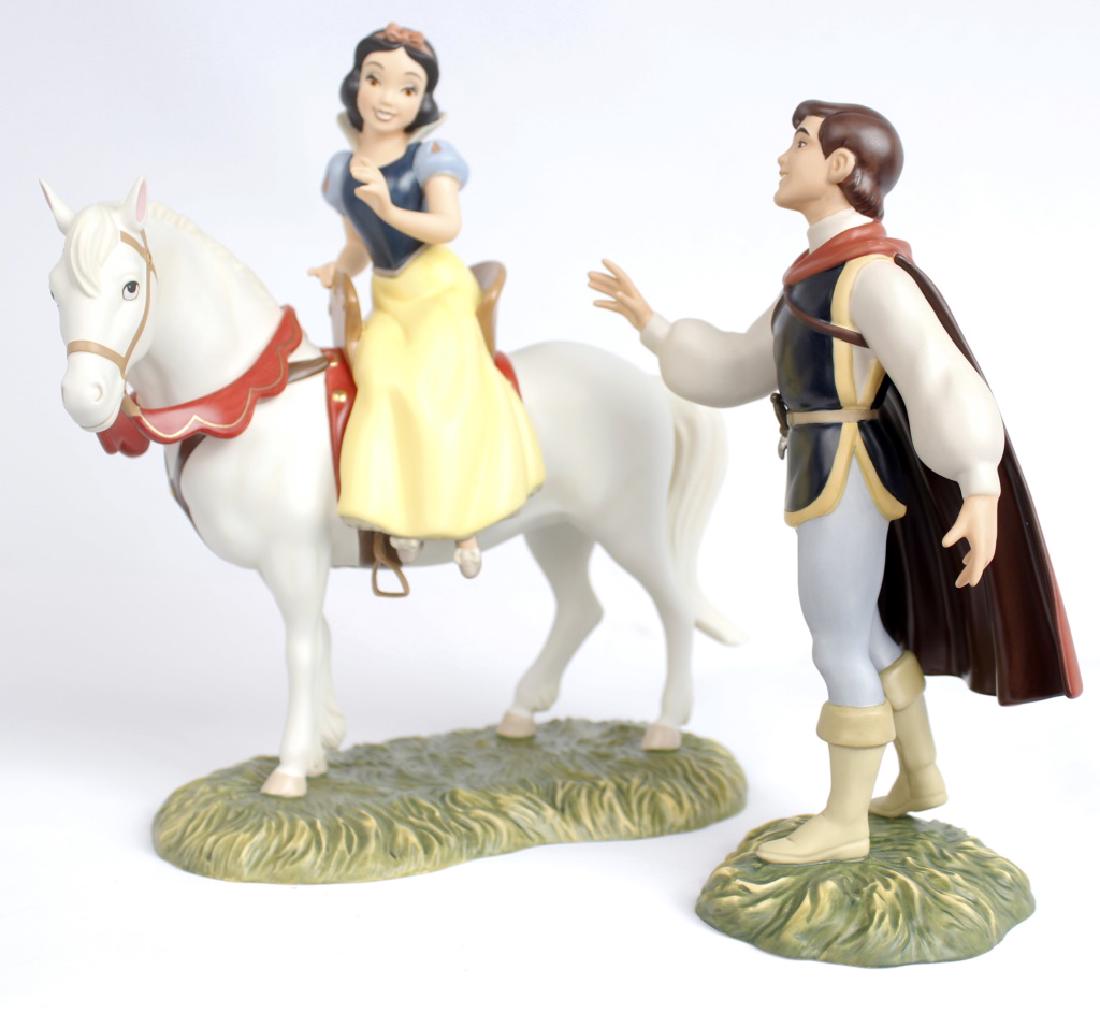 SNOW WHITE AND PRINCE CLASSIC DISNEY COLLECTION: SNOW WHITE AND PRINCE CLASSIC DISNEY COLLECTION Walt Disney's Classic Collection Figurines From Snow White and the Seven Dwarfs titled "To be Happy Forever, I know..." and "And Away to His Castle We'l