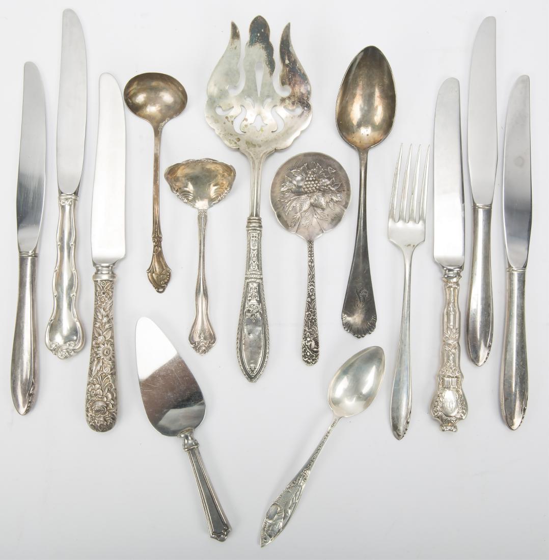 STERLING SILVER FLATWARE -- 670.9 GRAMS (1 of 4)