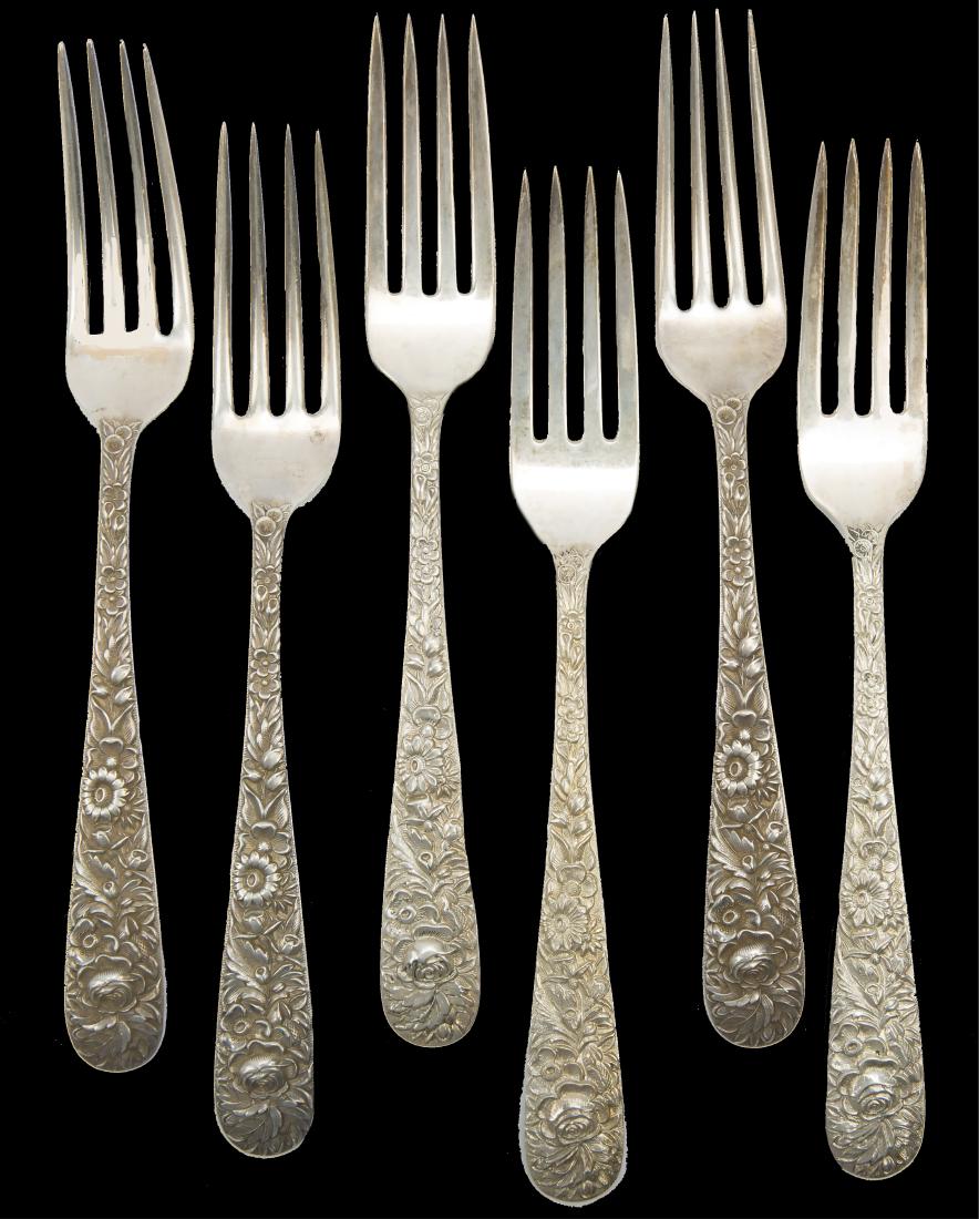 S. KIRK & SONS STERLING SILVER DINNER FORKS (1 of 3)