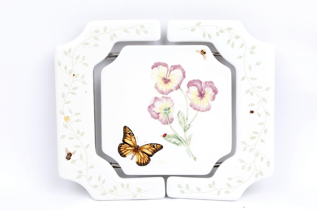 LENOX PORCELAIN BUTTERFLY MEADOW TRIVET (1 of 4)