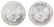1991 US SILVER EAGLES ONE OZ SILVER COINS LOT OF 2 - 2