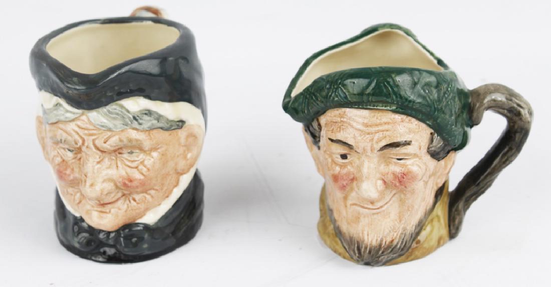 ROYAL DOULTON MINI MUGS LOT OF TWO: ROYAL DOULTON MINI MUGS LOT OF TWO Lot of two Royal Doulton mini mugs. (1) Granny, (1) Auld Mac. Made in England. Size: 3.5"