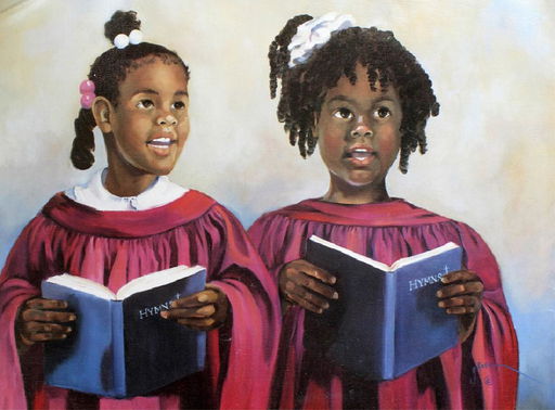 G Rose Lithograph On Canvas Hymns Jan 26 2019 Florida Estate Sales Inc In Fl