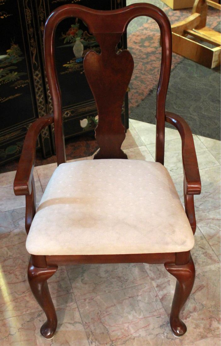 MID CENTURY CHERRY DINING CHAIRS SET OF 6