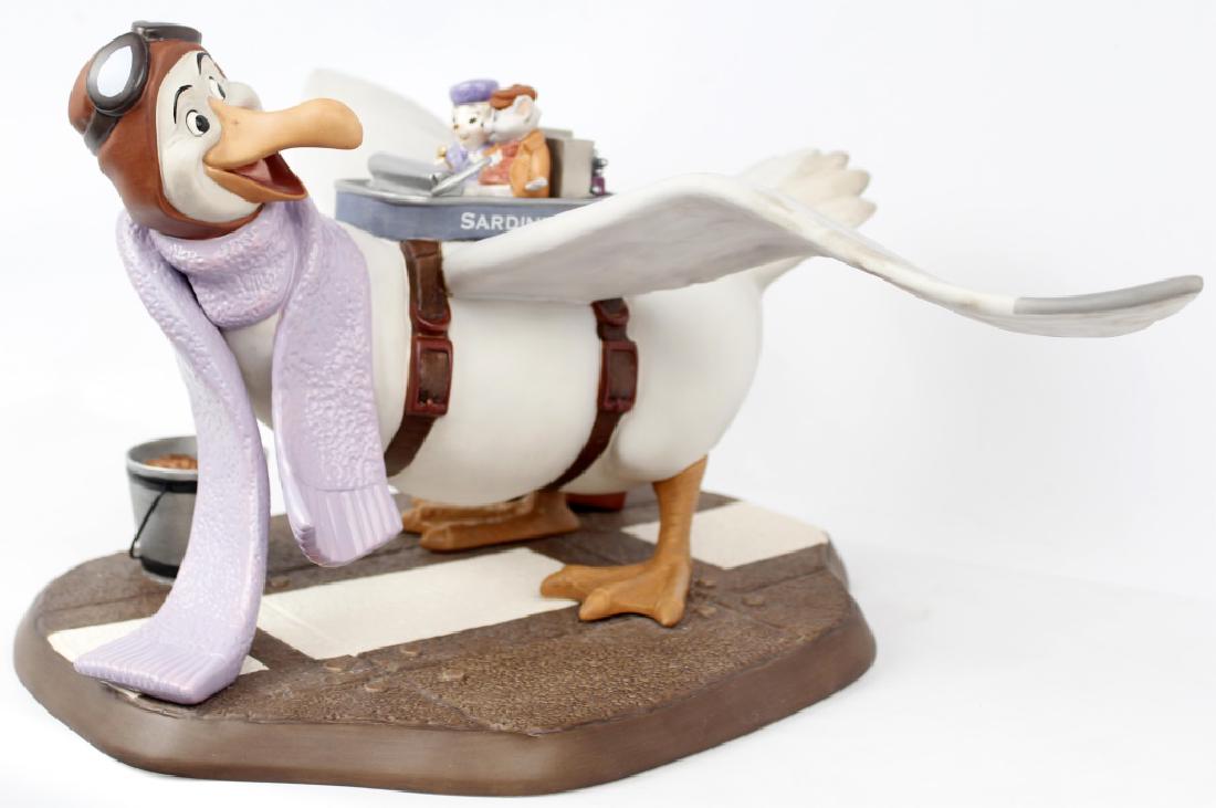 CLASSIC WALT DISNEY COLLECTION - THE RESCUERS: CLASSIC WALT DISNEY COLLECTION - THE RESCUERS Walt Disney's Classic Collection figurine, Orville. From the Movie the Rescuers, Titled "Cleared for Take Off." Orville, Bernard and Miss Bianca. Marked w