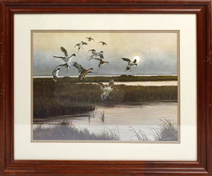 Mallard Duck Print By Aj Rudisill Nov 04 2017 Middle Tennessee Auctions In Tn