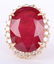 LADIES 14K YELLOW GOLD RUBY & DIAMOND RING 20.67CT - 2