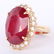 LADIES 14K YELLOW GOLD RUBY & DIAMOND RING 20.67CT - 3