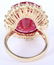 LADIES 14K YELLOW GOLD RUBY & DIAMOND RING 20.67CT - 4