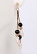 14K YELLOW GOLD BAROQUE PEARL BROOCH & EARRINGS - 3