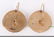 LADIES 14K GOLD PEARL PAINTED PORTRAIT EARRINGS - 3
