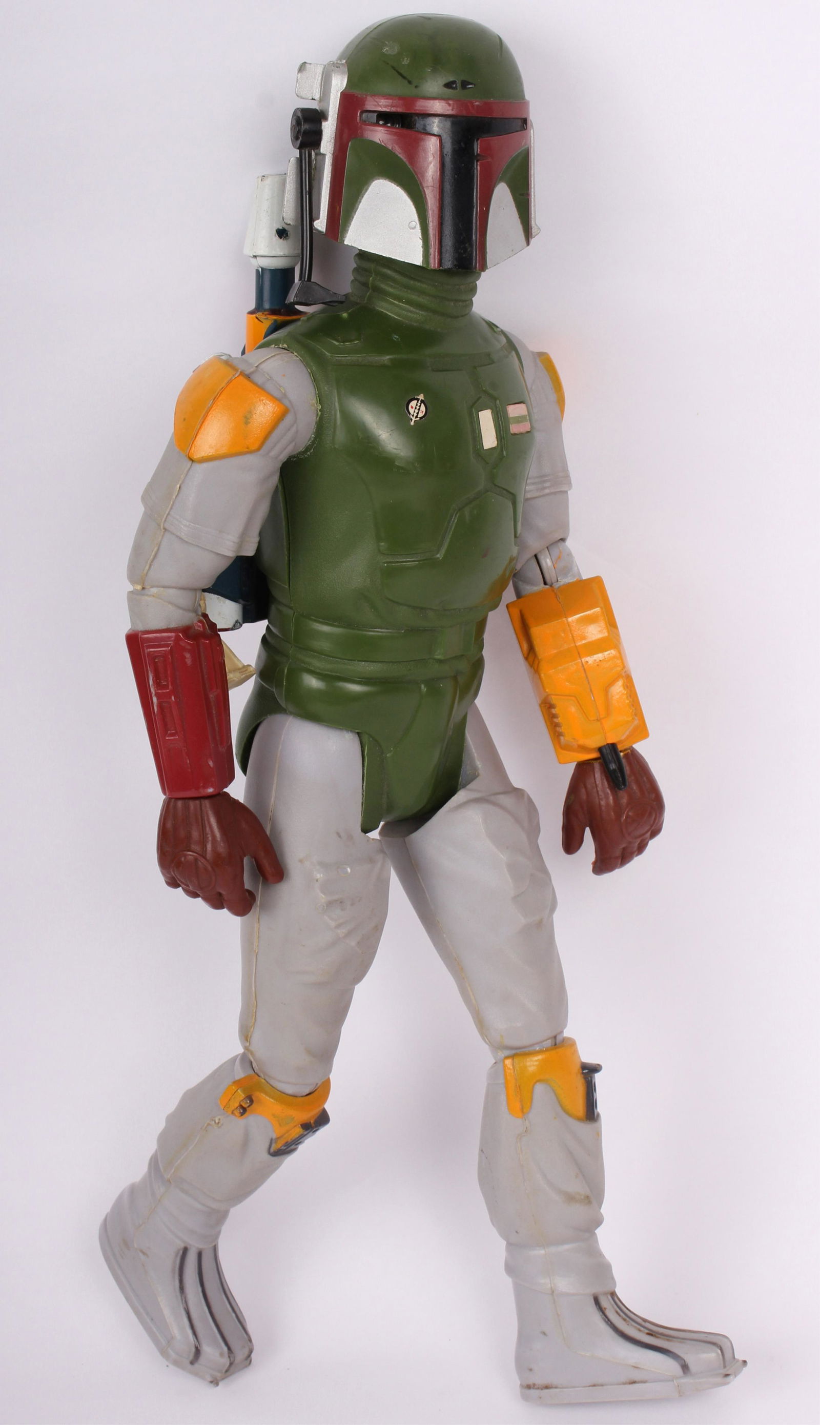 STAR WARS 1979 LARGE 14" BOBA FETT ACTION FIGURE: 97293STAR WARS 1979 LARGE 14" BOBA FETT ACTION FIGURE Star Wars 14" Boba Fett action figure from the original "Star Wars: The Empire Strikes Back" film ( Released in 1980). This figure was made by Ken