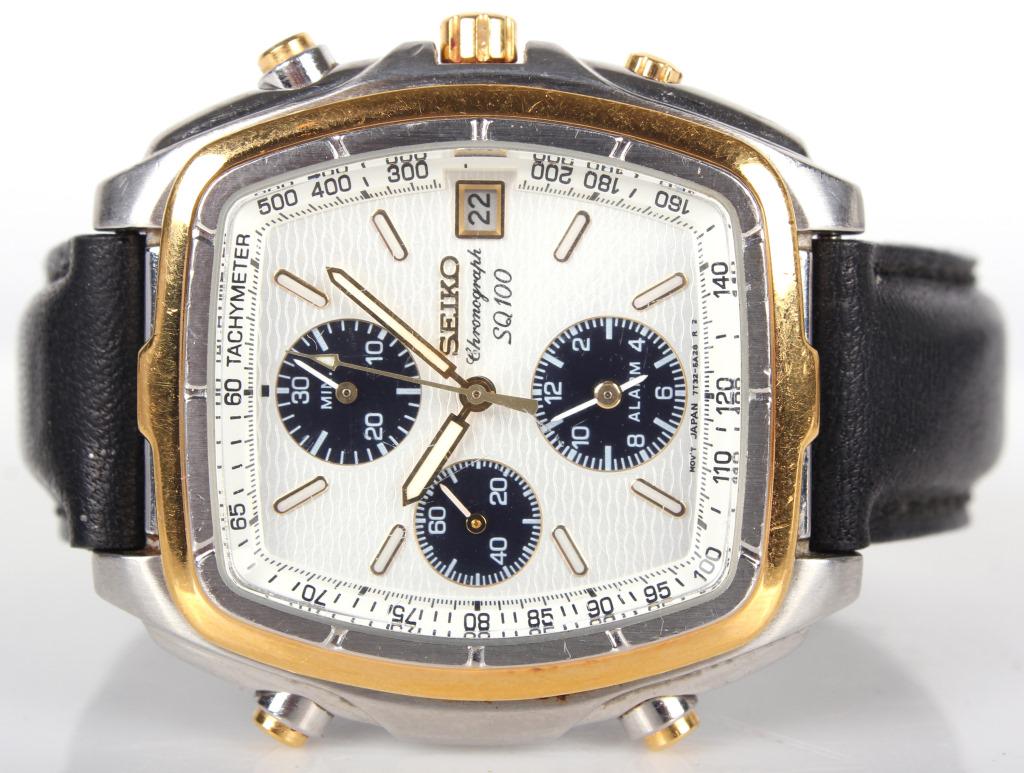 Seiko chronograph deals sq100