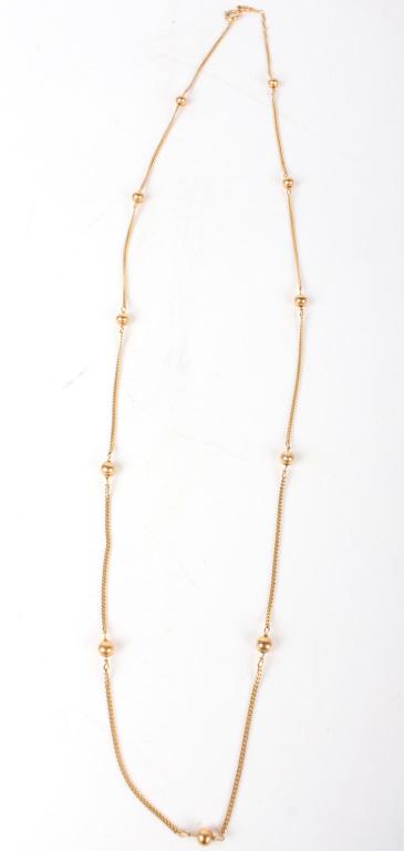 14K YELLOW GOLD LADIES NECKLACE (1 of 2)