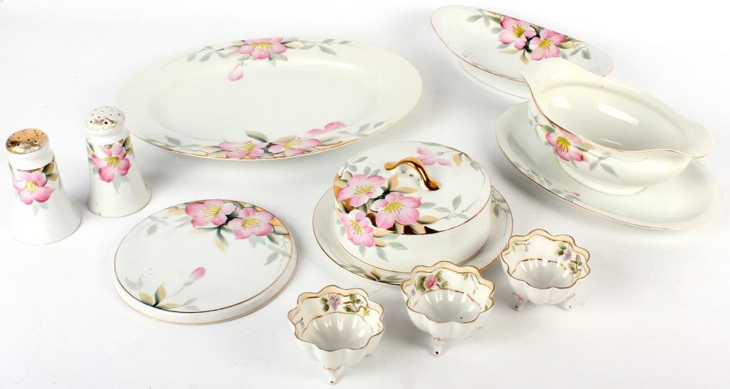 NORITAKE AZALEA PATTERN PORCELAIN CHINA (11) (1 of 4)
