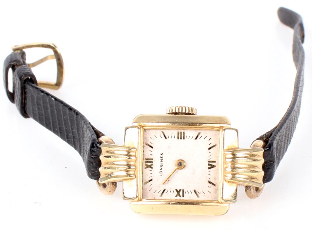 10K GOLD FILLED LADIES LONGINES WRISTWATCH (1 of 2)