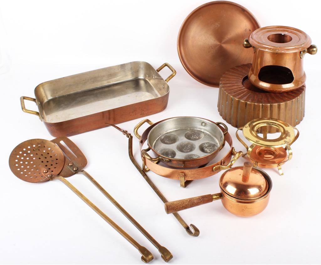 COPPER ASSORTED BAKE WARE & UTENSILS (11) (1 of 5)