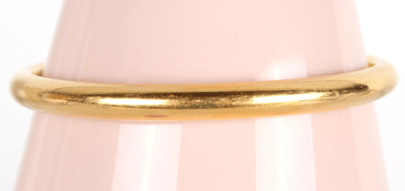 14K YELLOW GOLD SMOOTH BANGLE BRACELET (1 of 2)