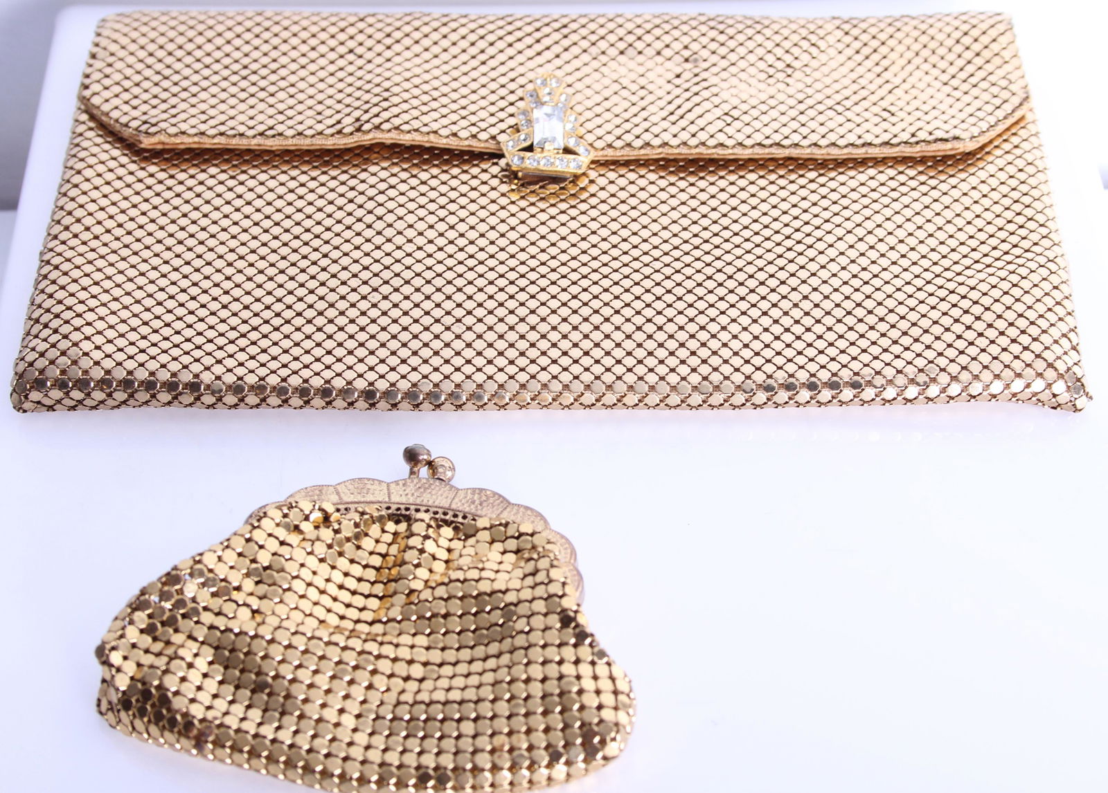 VINTAGE WHITING AND CO & OTHER MESH HANDBAGS - 2 (1 of 1)