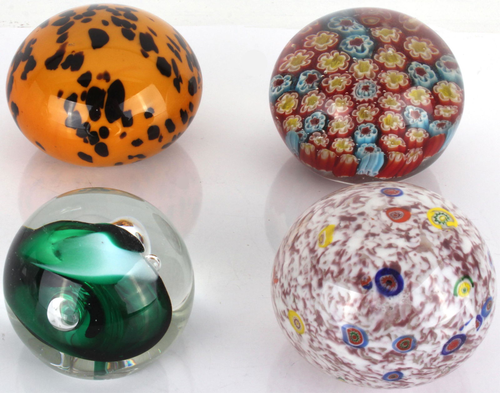 ASSORTED KARG  ABSTRACT  PAPERWEIGHTS - LOT OF 4 (1 of 5)