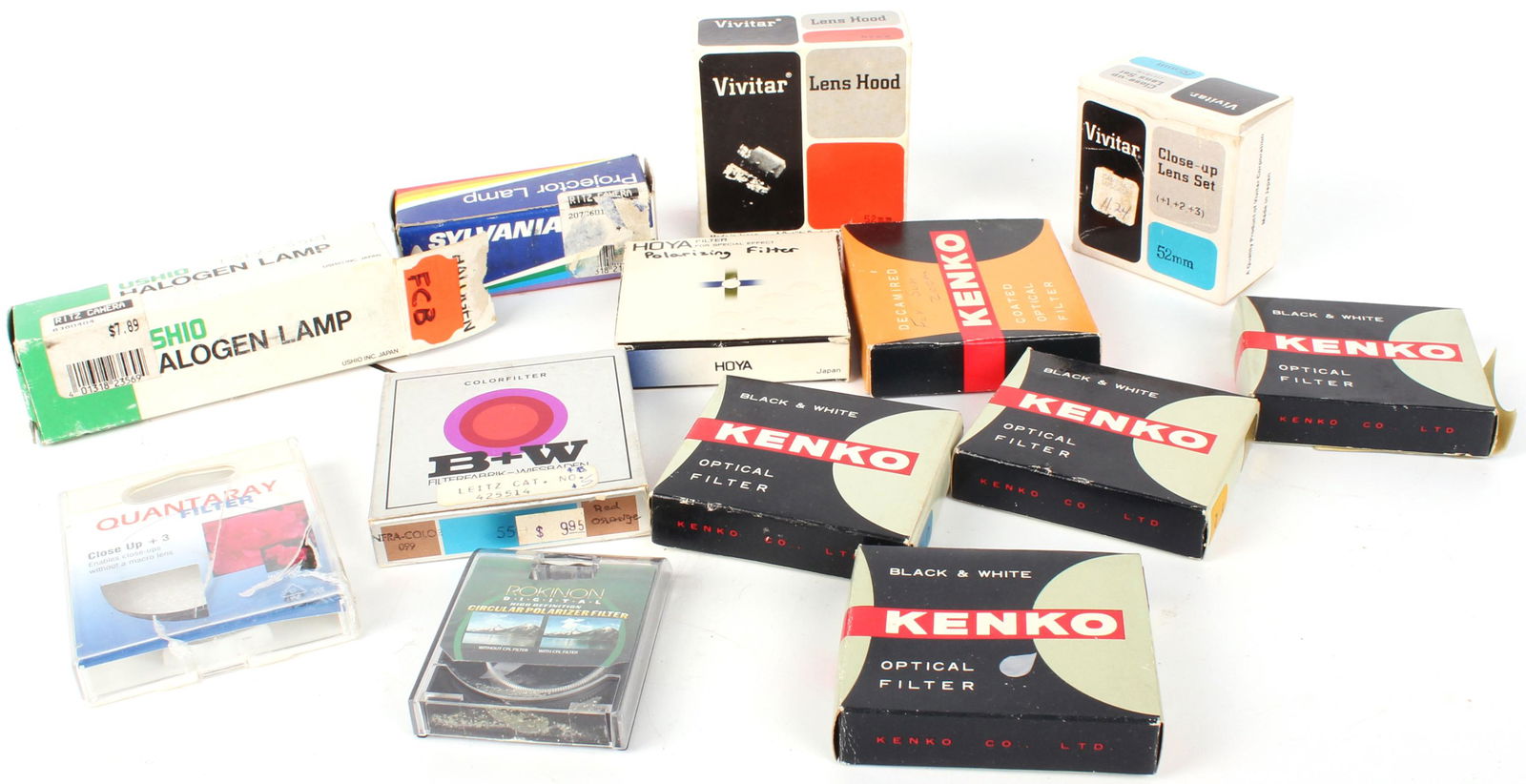 ASSORTED CAMERA LENS FILTERS - KENKO & VIVITAR (1 of 3)