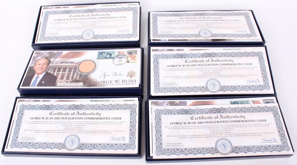 2005 GEORGE BUSH INAUGURATION COVER MEDALS - 6 (1 of 3)