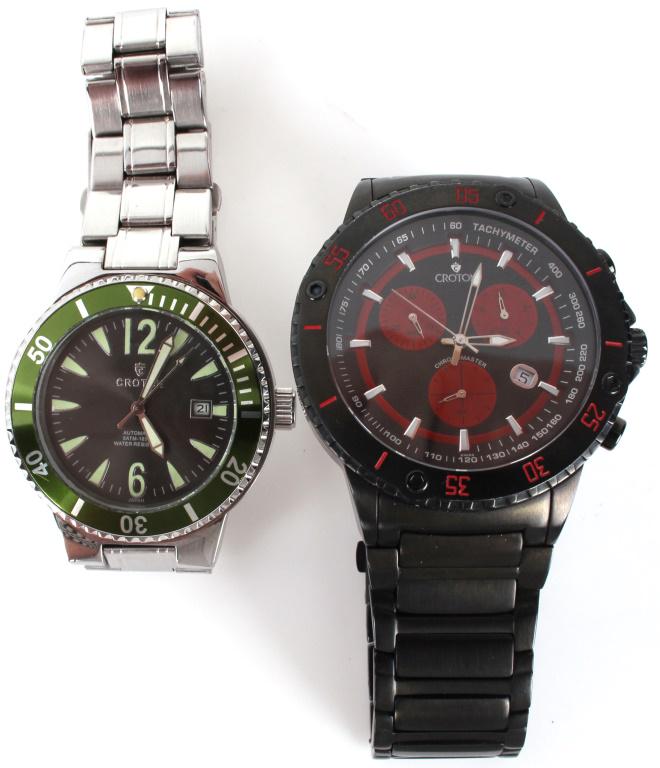 CROTON QUARTZ & AUTOMATIC MENS WATCHES - LOT OF 2 (1 of 2)