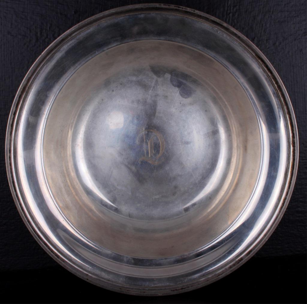 GORHAM STERLING SILVER MONOGRAMMED BOWL (1 of 4)