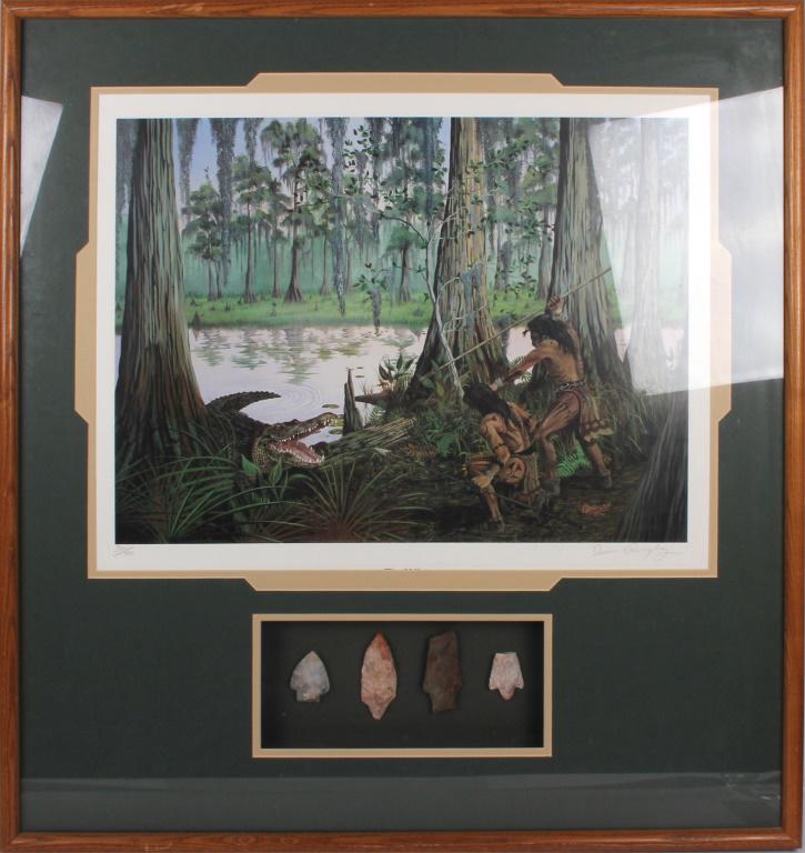 DEAN QUIGLEY SIGNED PRINT "THE KILL" FSU SEMINOLES (1 of 2)