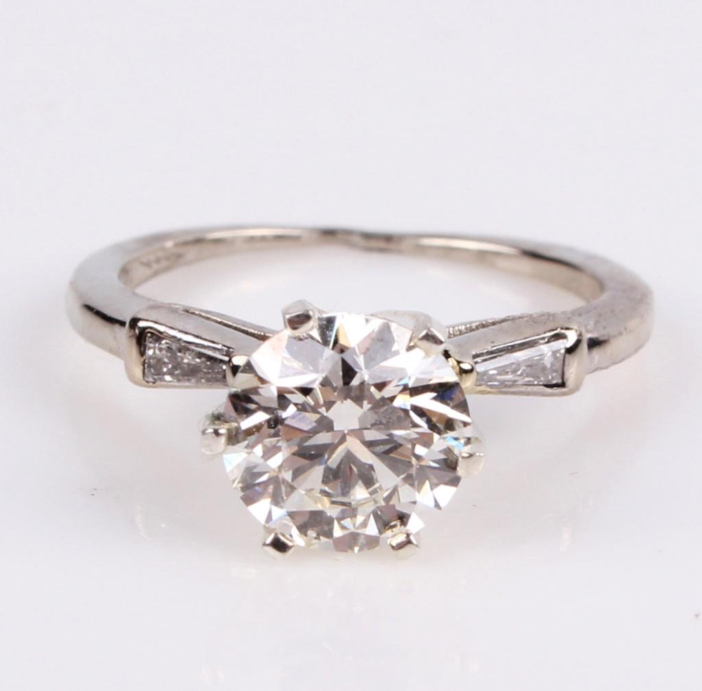 1.5CT SI1 DIAMOND LADIES SOLITAIRE 14K GOLD RING (1 of 5)