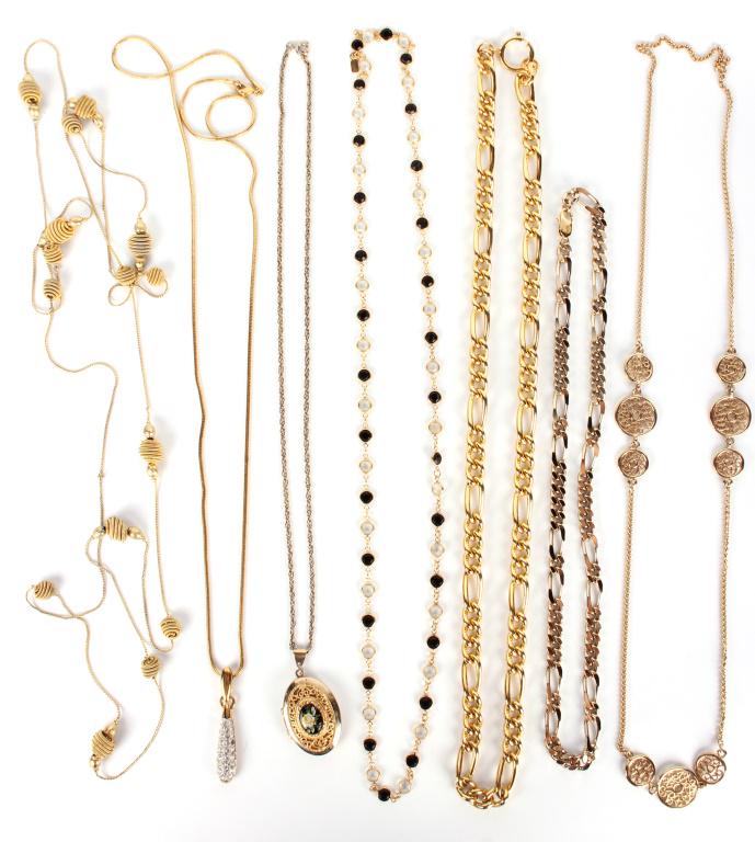 ASSORTED GOLD TONED LADIES NECKLACES - 7 (1 of 3)