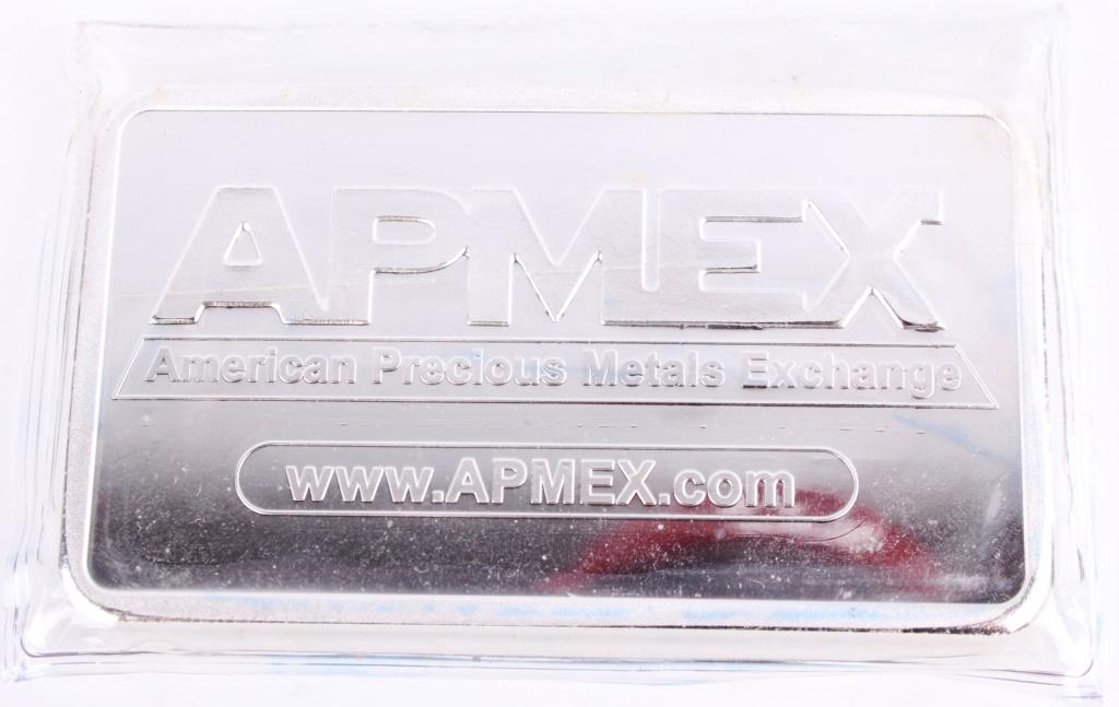 APMEX 10 OZT .999 FINE SILVER BAR (1 of 2)