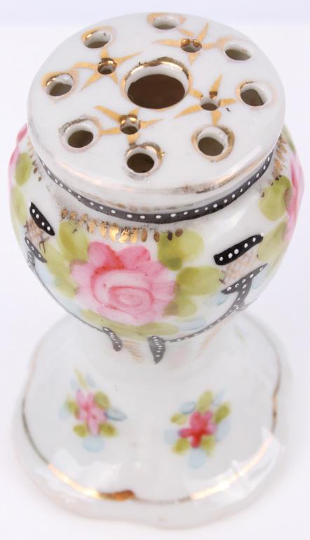 ANTIQUE PORCELAIN JAPANESE HATPIN HOLDER (1 of 4)