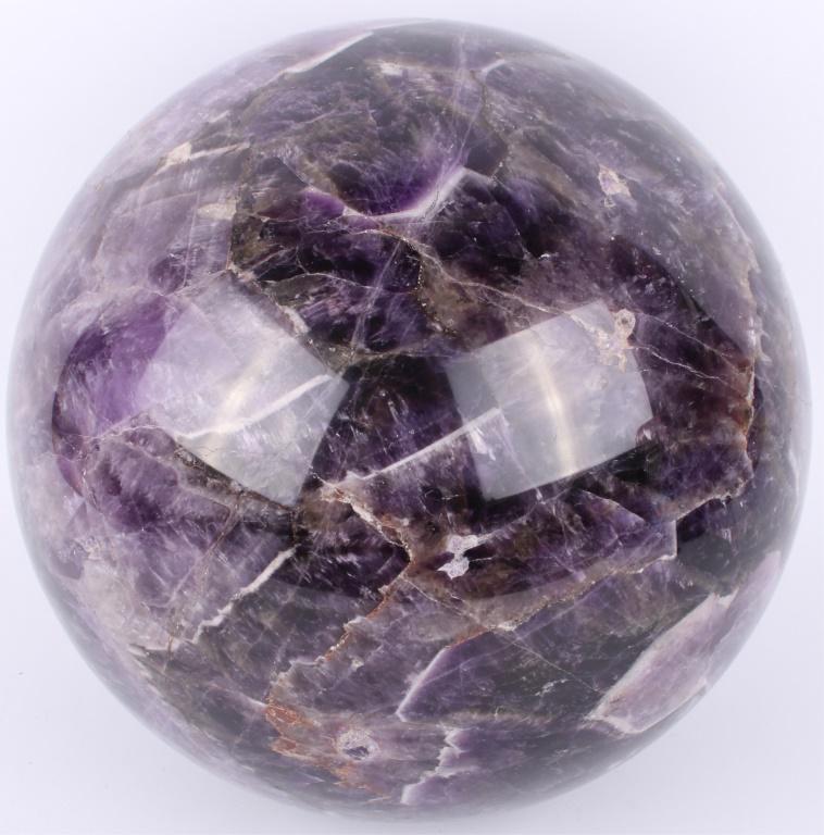 LARGE 30 LB NATURAL DREAM AMETHYST HEALING ORB (1 of 3)