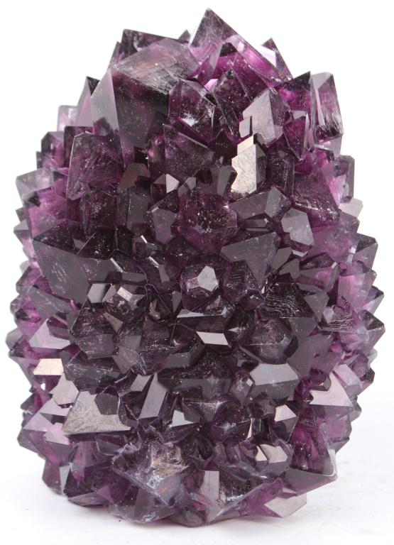 2.5LB PURPLE ALUNITE OBELISK POINT HEALING CRYSTAL: 116362 2.5LB PURPLE ALUNITE OBELISK POINT HEALING CRYSTAL Beautiful 2.5 lbs deep purple alunite obelisk point healing crystal. Make sure to keep out of sun and in cool environments. Weight: 2.5 lbsCon