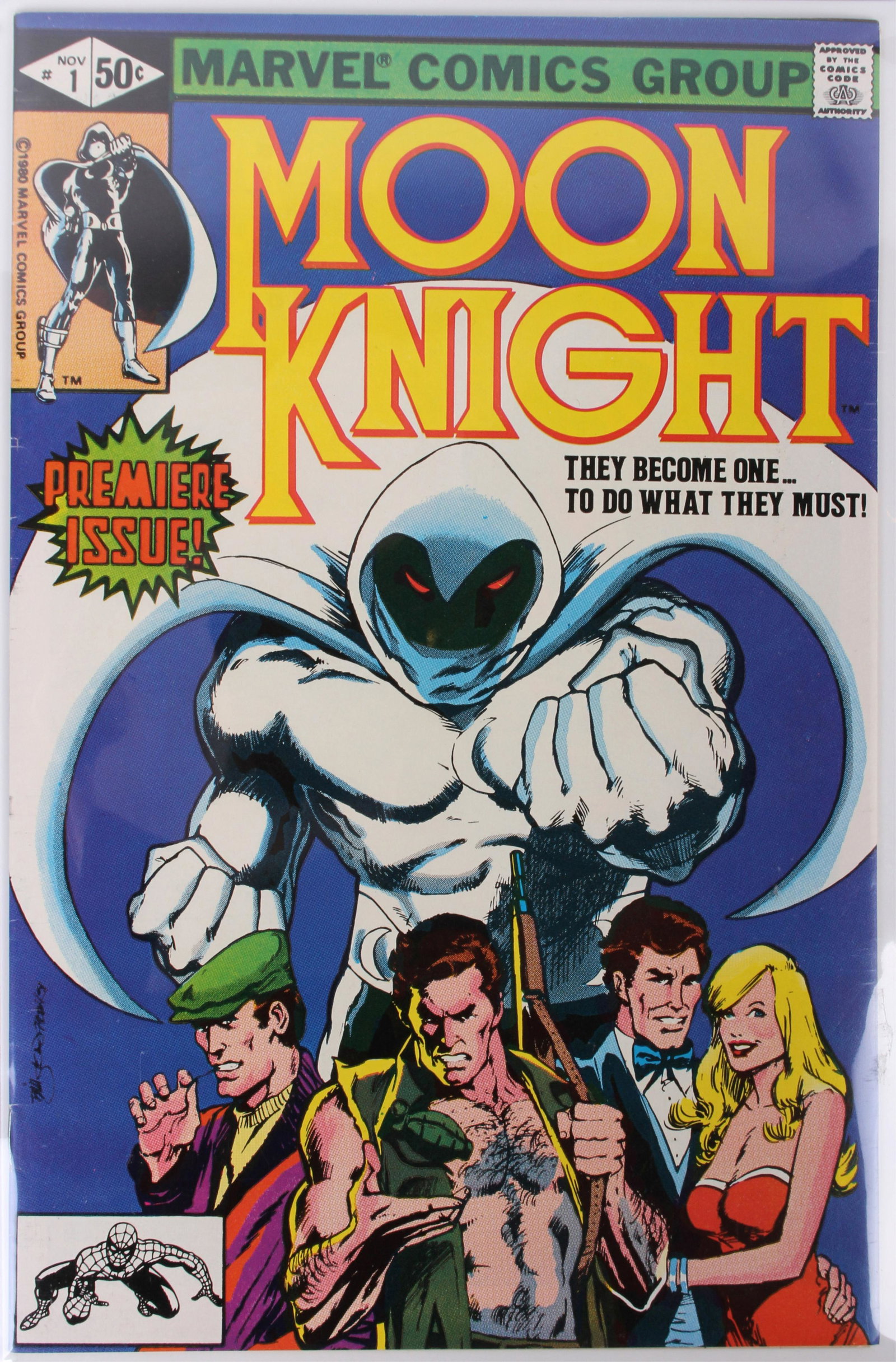 MOON KNIGHT #1 PREMIERE ISSUE GRADED 9.0 COMIC (1 of 2)