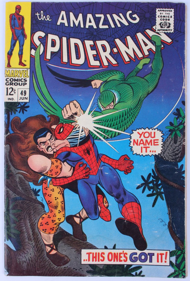 THE AMAZING SPIDER-MAN #49 GRADED 4.0 COMIC BOOK (1 of 2)