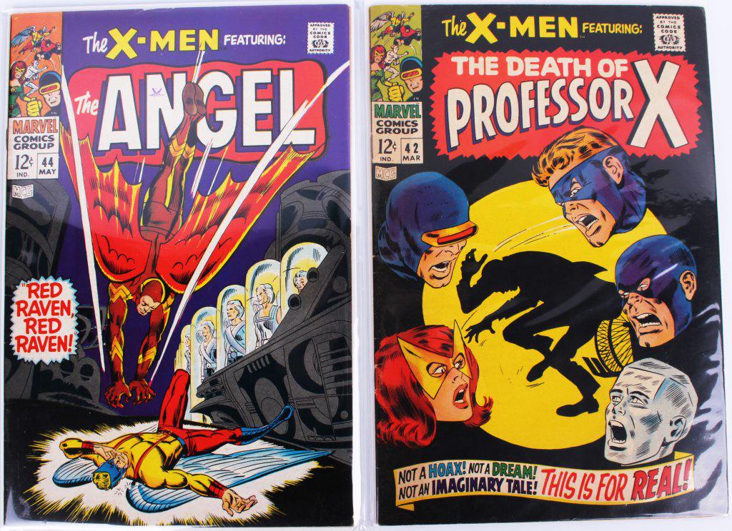 THE X-MEN #42 & THE X-MEN #44 COMICS GRADED 7.0 (1 of 3)