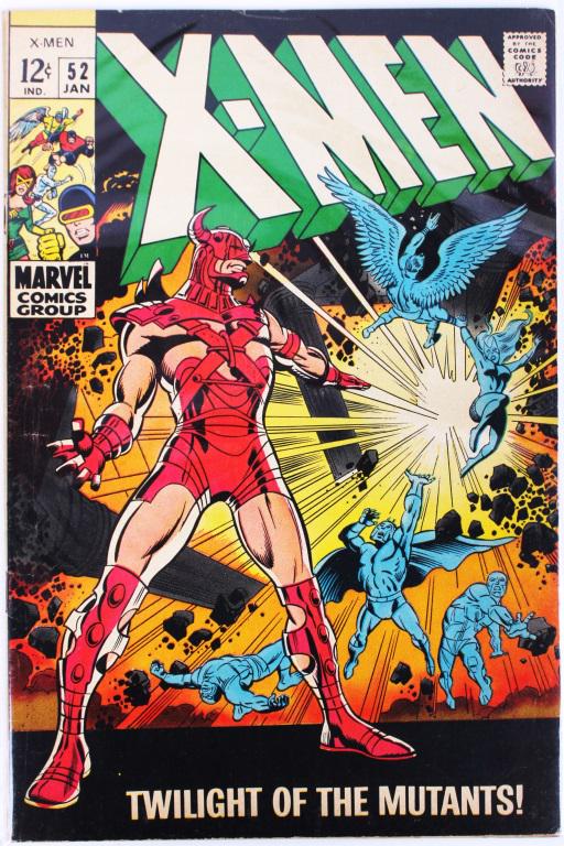 THE X-MEN #52 THE MUTANTS COMIC BOOK GRADED 4.5 (1 of 8)